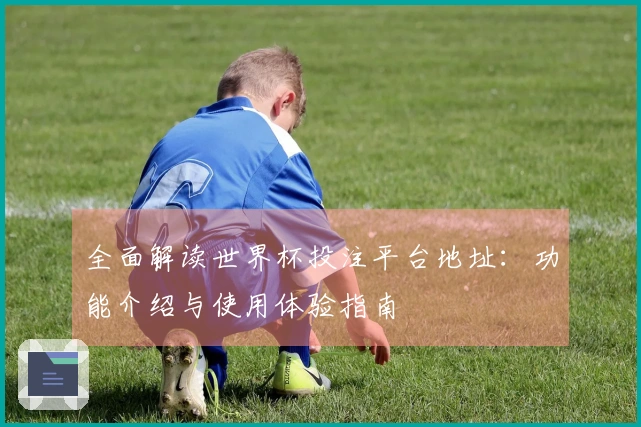 全面解读世界杯投注平台地址：功能介绍与使用体验指南