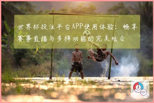世界杯投注平台APP使用体验：畅享赛事直播与多样功能的完美结合