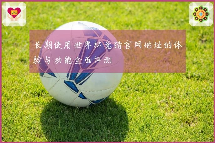长期使用世界杯竞猜官网地址的体验与功能全面评测
